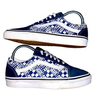 VANS Old Skool Off The Wall - Dress Blue Skate Shoes Women’s 7.5 Or Men’s Size 6